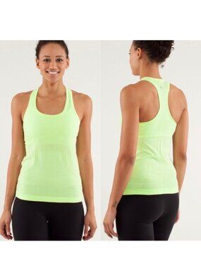 *FLAWED* Lululemon | "Faded Zap" Run: Swiftly Tech Racerback *Shortcut | Size 8